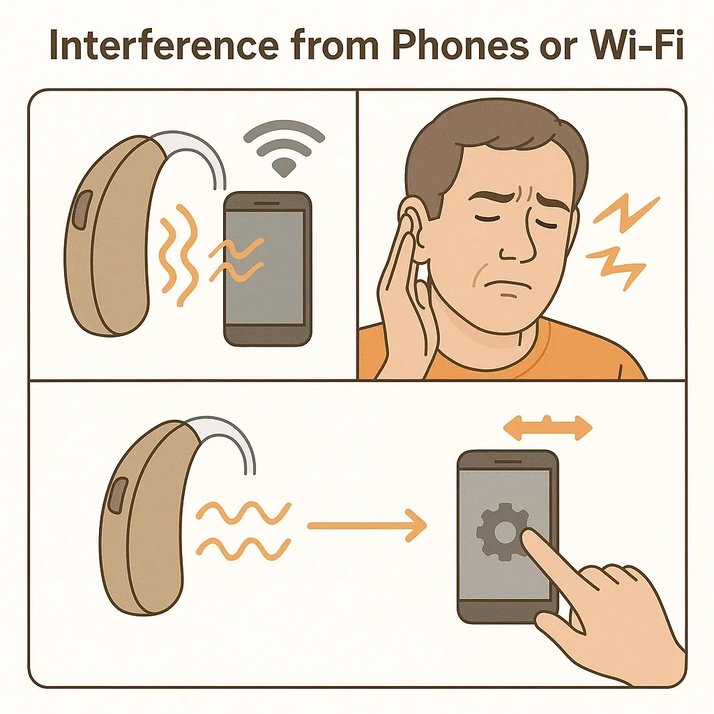 Interference from Phones or Wi-Fi